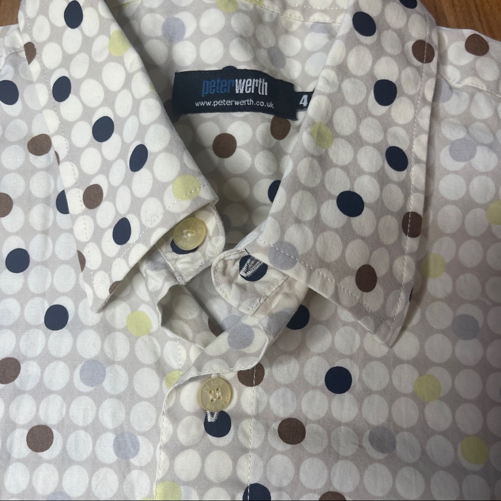 Men’s 90’s Patterned Button Down Shirt! - image 2
